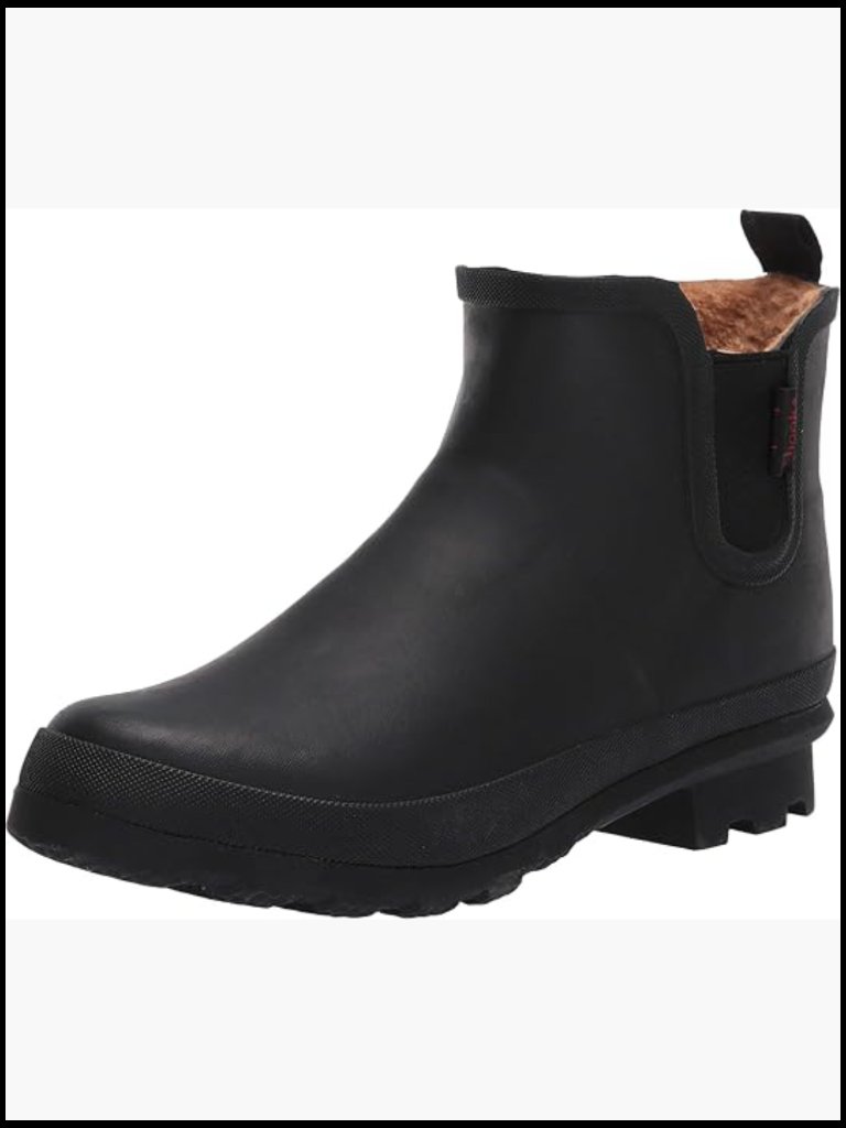 Waterproof Plush Chelsea Bootie Ankle Boots Comfort Traction All Year Wear